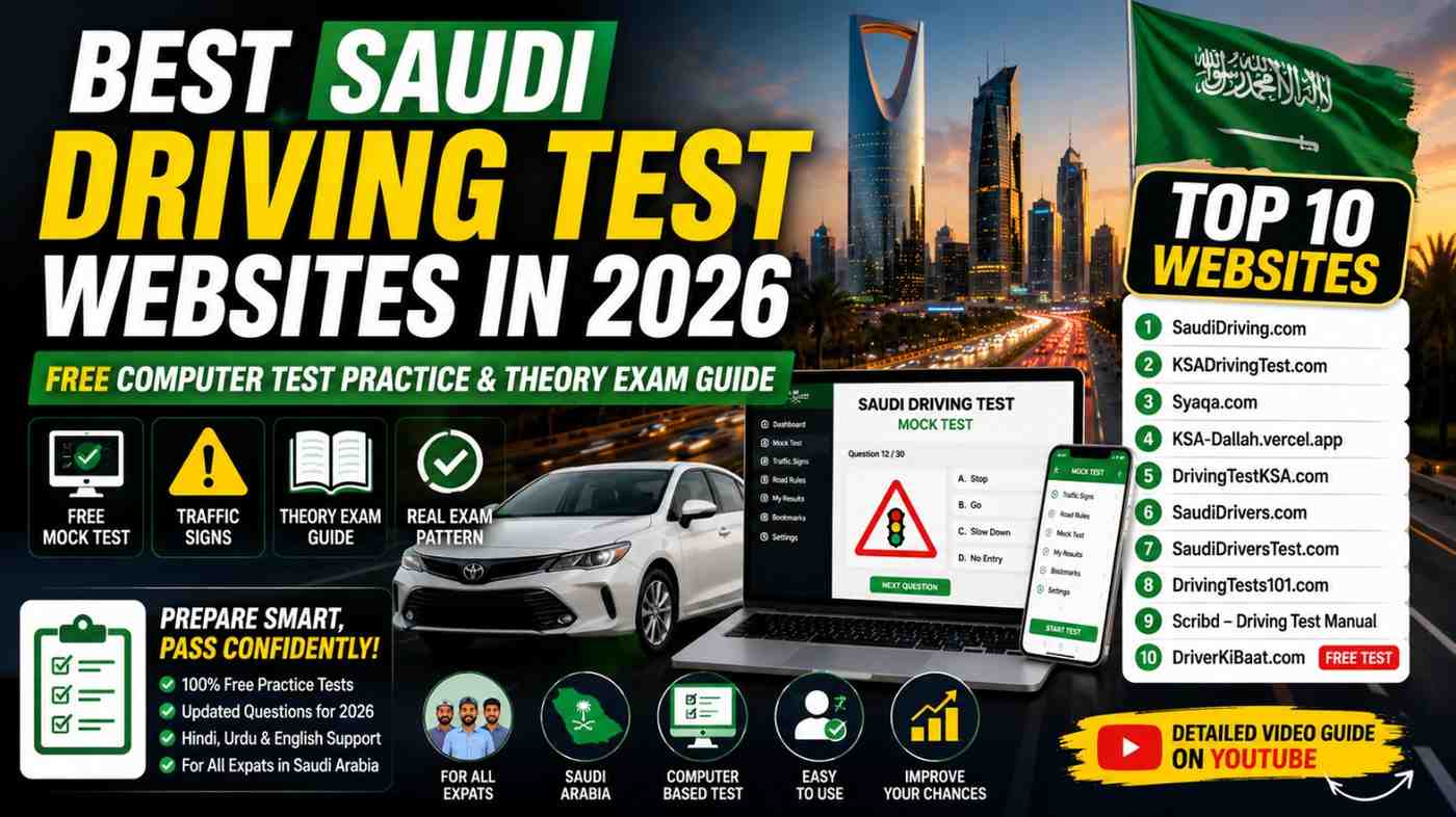 Top 10 Saudi Driving Test Websites