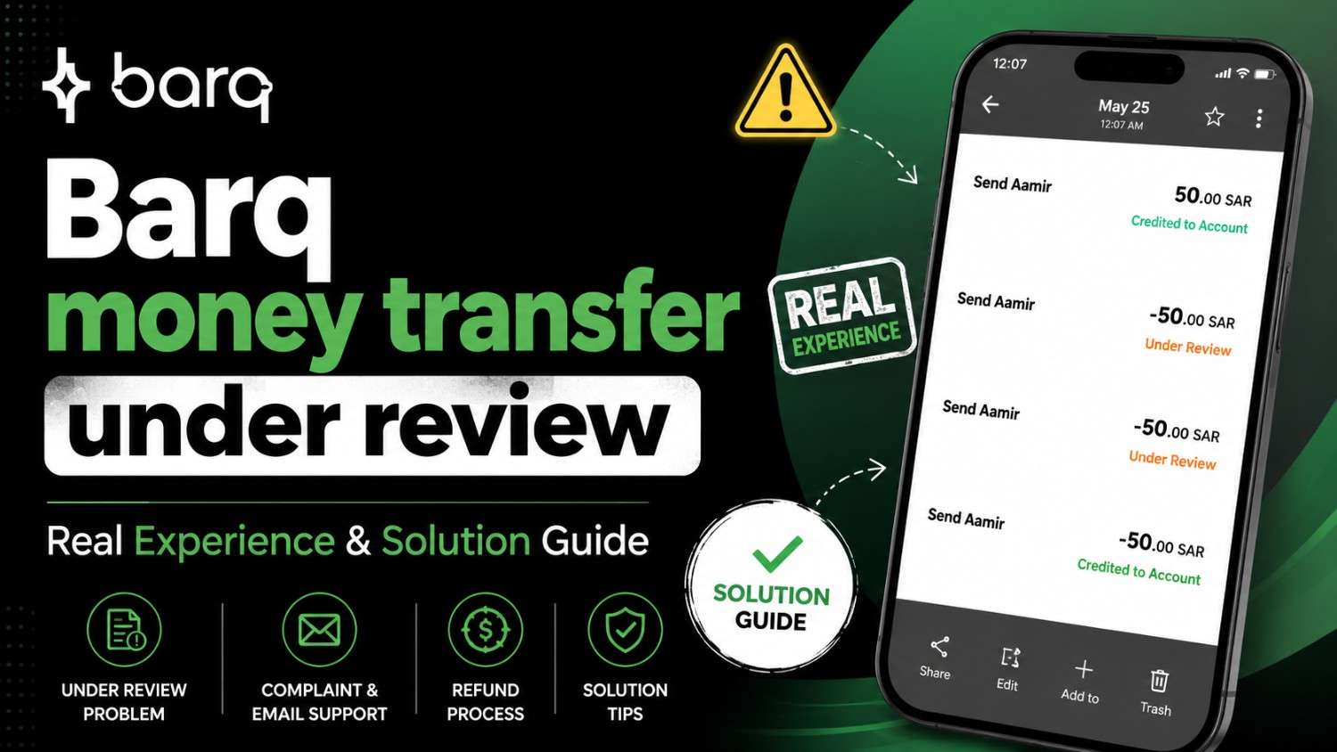 Barq money transfer under review